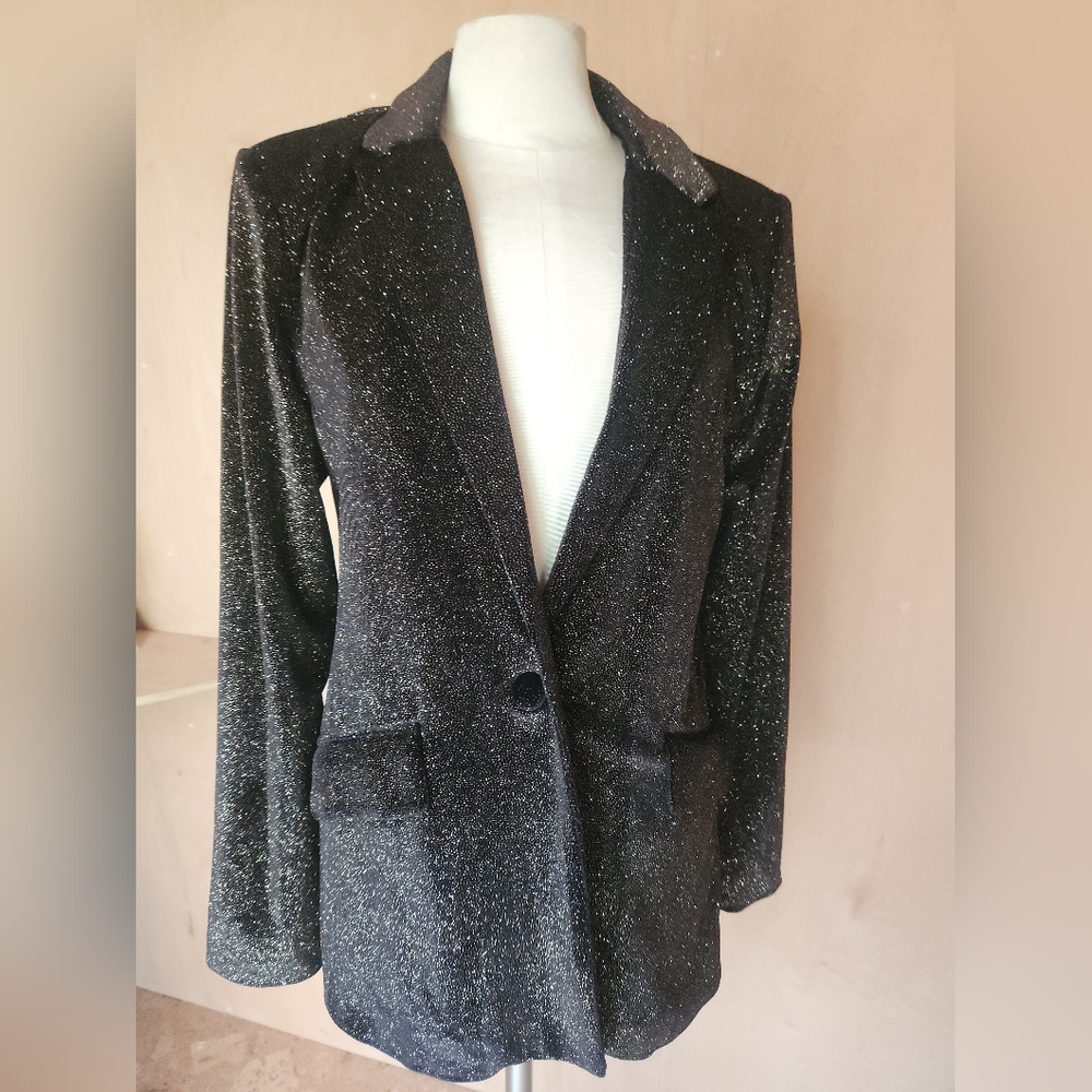 ICON Black Sparkle Blazer